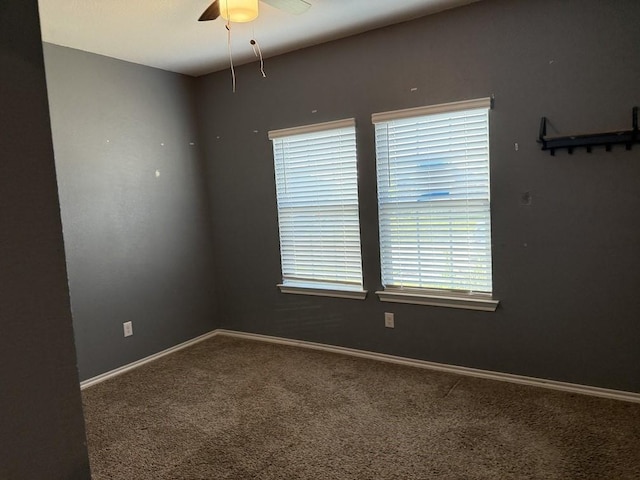 312 Wagon Wheel Dr, Josephine, TX 75189 - empty room featuring carpet flooring and a ceiling fan