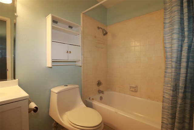517 Annapolis Dr, Fort Worth, TX 76108 - full bathroom featuring shower / bath combination with curtain and vanity