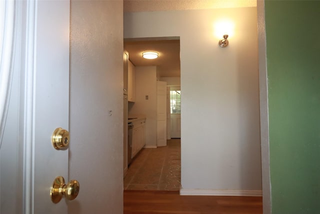 517 Annapolis Dr, Fort Worth, TX 76108 - hallway featuring light wood-style flooring and baseboards