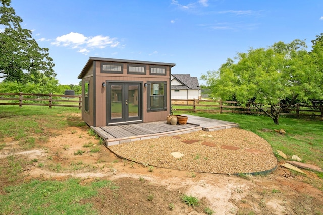101 Goldfinch Ln, Weatherford, TX 76088 - view of outbuilding featuring a fenced backyard