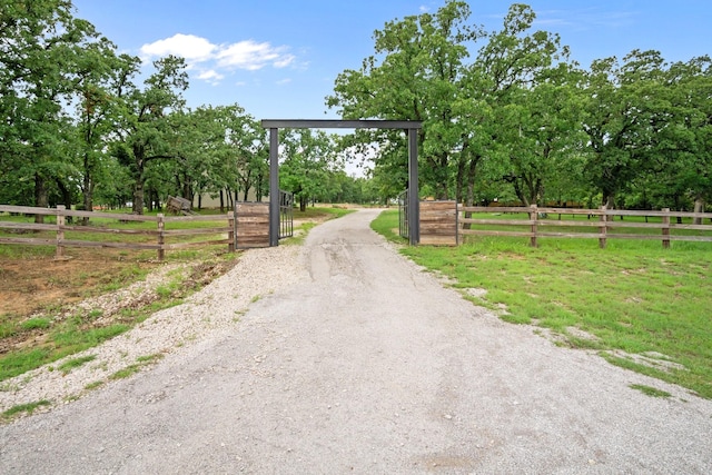 101 Goldfinch Ln, Weatherford, TX 76088 - view of street with a gate and a gated entry
