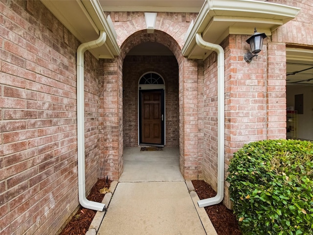 4012 Glenwyck Dr E, North Richland Hills, TX 76180 - view of exterior entry featuring brick siding