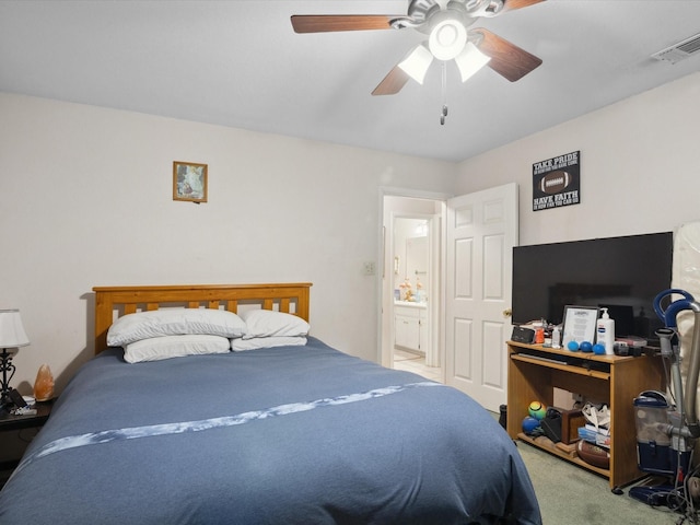239 Valek Rd, Ennis, TX 75119 - bedroom with carpet and a ceiling fan