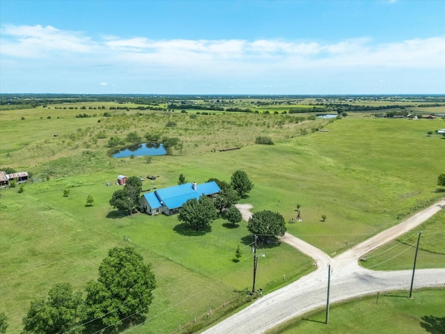 239 Valek Rd, Ennis, TX 75119 - aerial view of sparsely populated area with agricultural land