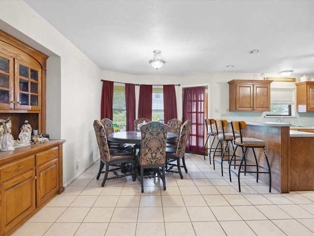 239 Valek Rd, Ennis, TX 75119 - dining area with light tile patterned floors