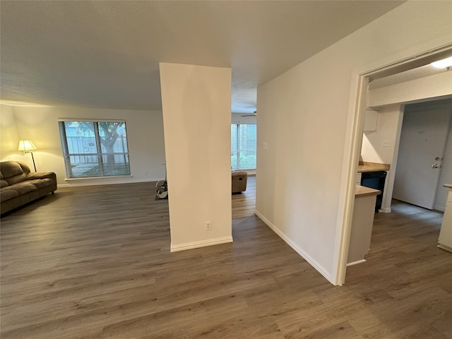 6036 Birchbrook Dr Unit 127, Dallas, TX 75206 - living room featuring healthy amount of natural light and wood finished floors