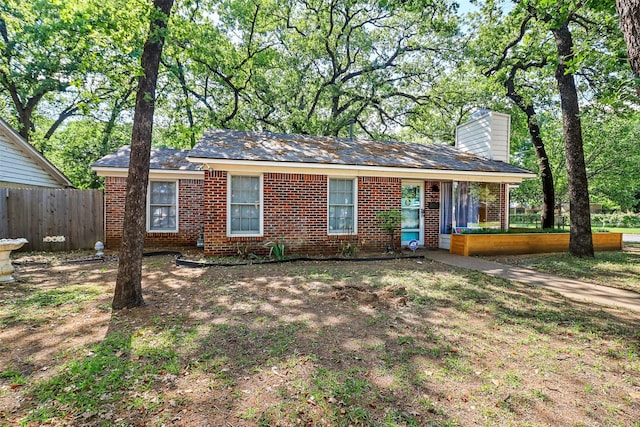 717 Thersa Dr, River Oaks, TX 76114 - ranch-style house featuring a chimney and brick siding