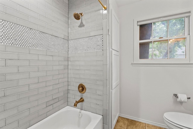 717 Thersa Dr, River Oaks, TX 76114 - full bath with  shower combination and tile patterned flooring