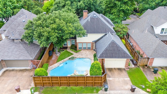5913 Kensington Dr, Plano, TX 75093 - view of subject property featuring a pool area
