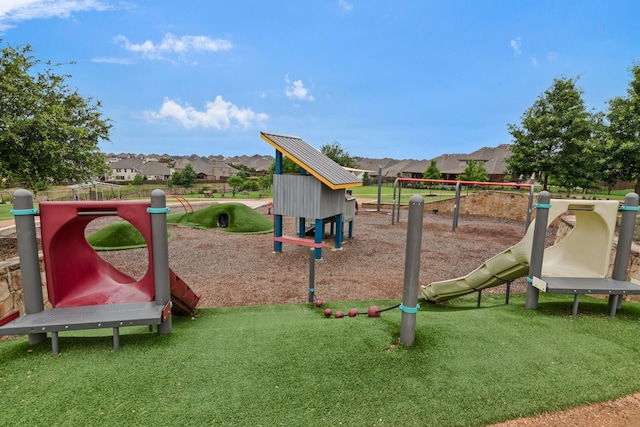5524 Santa Elena Ct, Fort Worth, TX 76126 - community jungle gym with a residential view and a yard