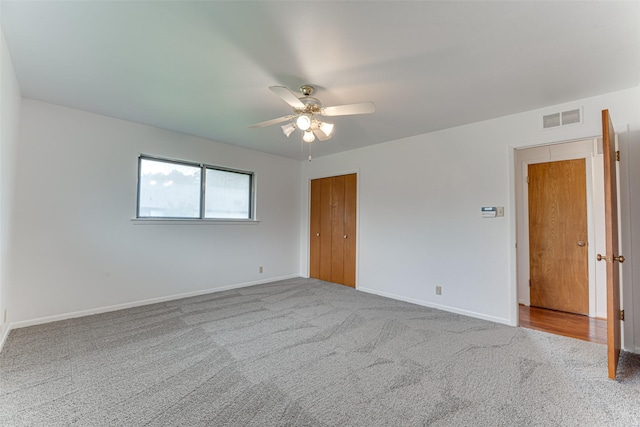 410 Ovilla Rd, Waxahachie, TX 75167 - carpeted spare room featuring a ceiling fan and baseboards