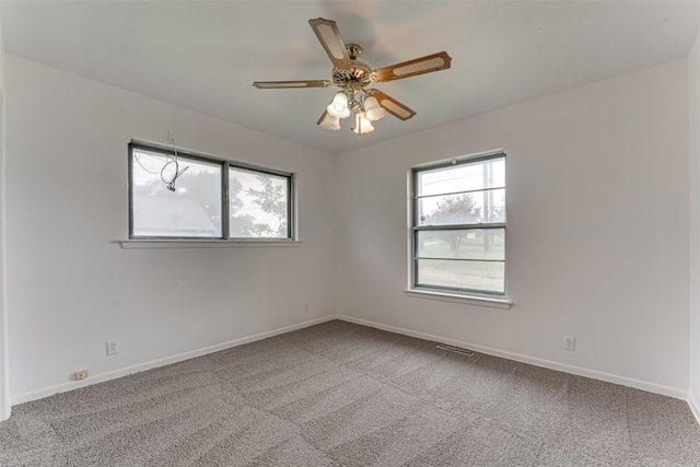 410 Ovilla Rd, Waxahachie, TX 75167 - empty room featuring carpet and a ceiling fan