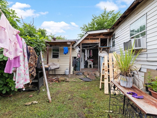 2232 E Kiest Blvd, Dallas, TX 75216 - view of grassy yard with cooling unit