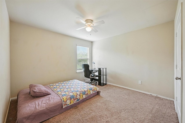 1209 Jasper Xing, Princeton, TX 75407 - carpeted bedroom with baseboards and ceiling fan