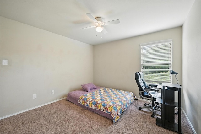 1209 Jasper Xing, Princeton, TX 75407 - bedroom with carpet floors, a ceiling fan, and an office area