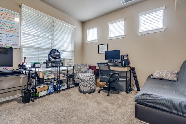 3820 Buchanan St, Mckinney, TX 75071 - view of carpeted home office