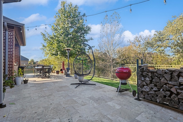 1701 Trinidad Way, Argyle, TX 76226 - view of patio with outdoor dining area and grilling area