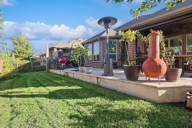 1701 Trinidad Way, Argyle, TX 76226 - view of yard featuring a patio