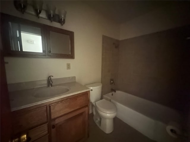 1916 11th St, Mineral Wells, TX 76067 - full bathroom featuring vanity and shower / washtub combination