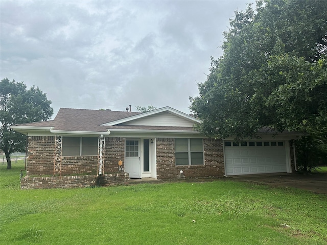 1916 11th St, Mineral Wells, TX 76067 - single story home featuring driveway, a garage, brick siding, and roof with shingles