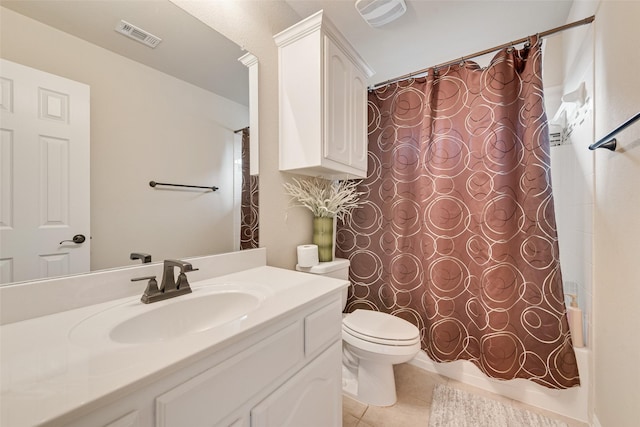 1220 Glendon Dr, Forney, TX 75126 - full bath with vanity, tile patterned floors, and shower / tub combo