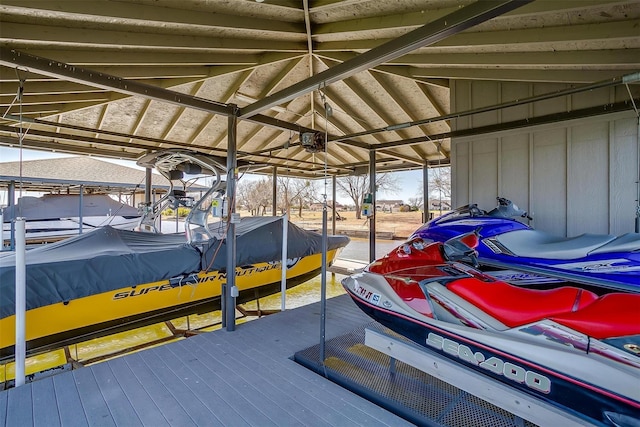 1204 E Scandinavian Ct, Granbury, TX 76048 - dock featuring boat lift