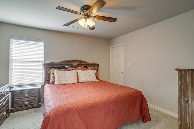 2536 Glenn Ranch Dr, Burleson, TX 76028 - bedroom featuring carpet flooring and a ceiling fan