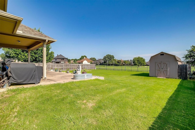 2536 Glenn Ranch Dr, Burleson, TX 76028 - fenced backyard featuring a patio area and a shed