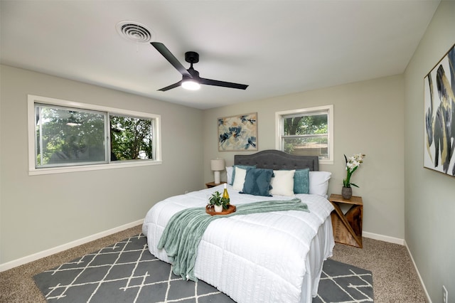 6817 Yolanda Dr, Fort Worth, TX 76112 - bedroom with carpet flooring and ceiling fan