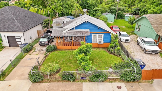 1342 E Waco Ave, Dallas, TX 75216 - view from above of property