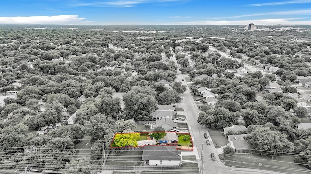 1342 E Waco Ave, Dallas, TX 75216 - aerial view of property's location with property parcel outlined