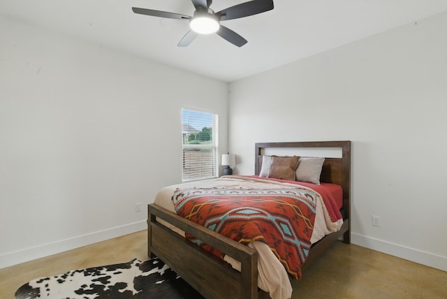 170 La Cresta Ln, Mineral Wells, TX 76067 - bedroom featuring baseboards and ceiling fan