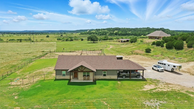 170 La Cresta Ln, Mineral Wells, TX 76067 - overview of rural landscape