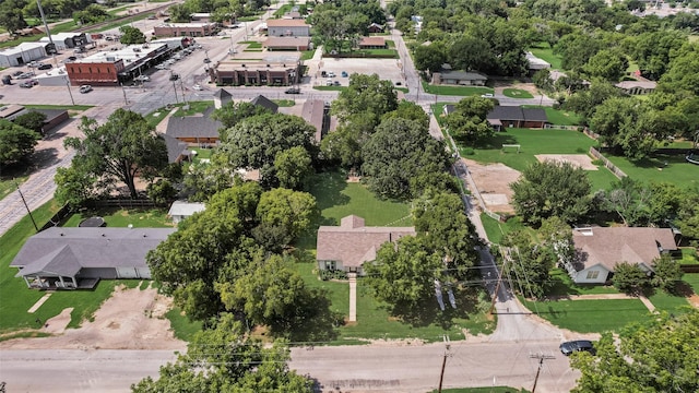 103 E 14th St, Joshua, TX 76058 - aerial overview of property's location featuring nearby suburban area