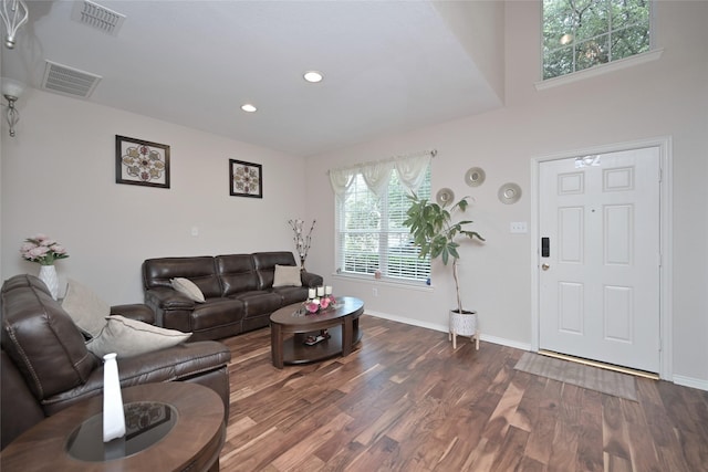 3209 Silver Point Ct, Mansfield, TX 76063 - living room with wood finished floors and recessed lighting