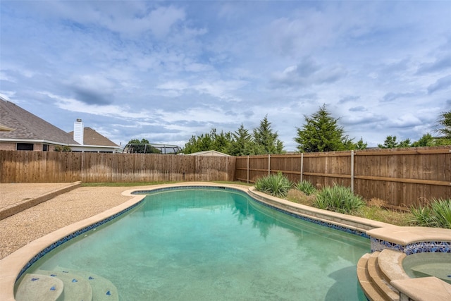 10715 Robincreek Ln, Frisco, TX 75035 - view of pool featuring a fenced backyard