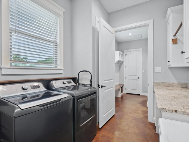 3628 S Fm 1655, Chico, TX 76431 - laundry area featuring washing machine and clothes dryer and recessed lighting