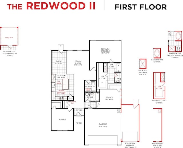 3104 Dixondale Dr, Fort Worth, TX 76108 - view of property floor plan
