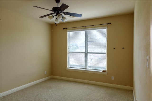 11819 Coronado Trl, Frisco, TX 75033 - empty room with light colored carpet and a ceiling fan