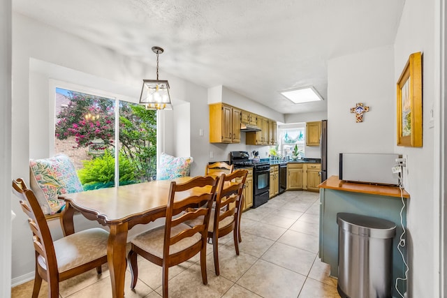 1638 Glencairn Ln, Lewisville, TX 75067 - dining space featuring light tile patterned floors