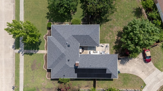 1638 Glencairn Ln, Lewisville, TX 75067 - aerial view of property and surrounding area