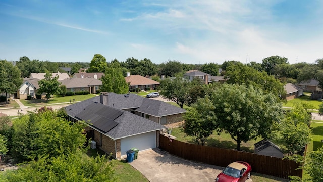 1638 Glencairn Ln, Lewisville, TX 75067 - aerial view of residential area
