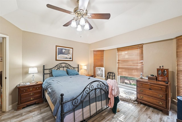 406 Anice Ln, Euless, TX 76039 - bedroom featuring light wood-style floors and a ceiling fan