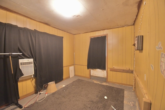214 Fenton St, Waco, TX 76705 - spare room featuring wooden walls