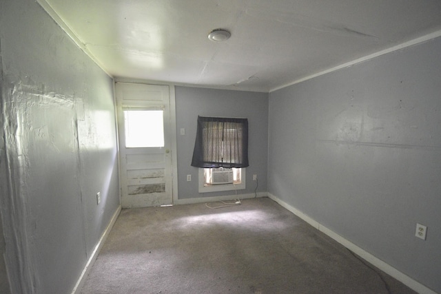 214 Fenton St, Waco, TX 76705 - carpeted empty room featuring cooling unit and baseboards