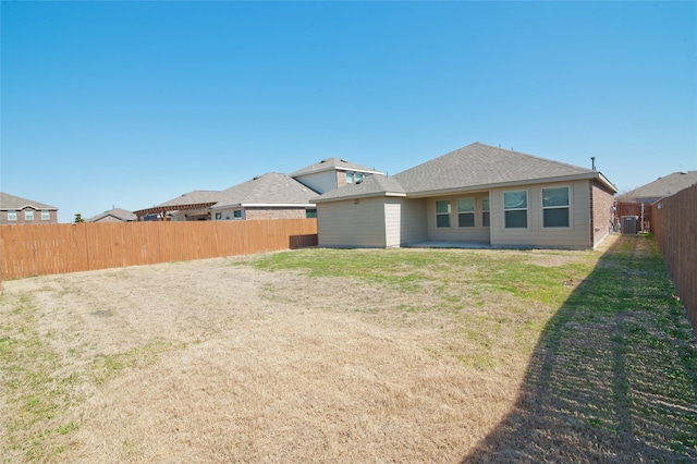 3913 Great Plains Way, Forney, TX 75126 - back of house with a fenced backyard