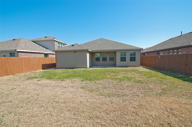 3913 Great Plains Way, Forney, TX 75126 - rear view of house featuring a fenced backyard