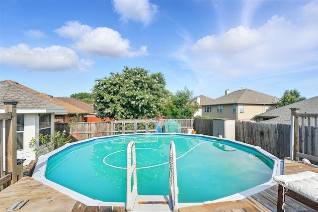 9212 Bedford Ln, Mckinney, TX 75071 - view of pool featuring a fenced backyard and a residential view