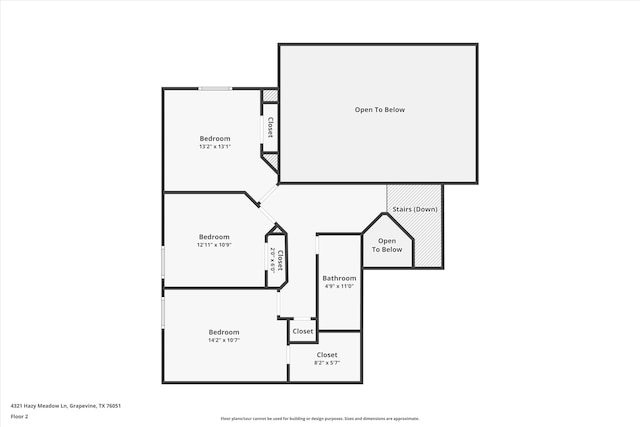 4321 Hazy Meadow Ln, Grapevine, TX 76051 - view of home floor plan