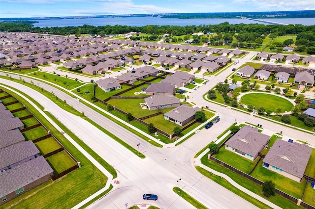 4917 Woodloch Dr, Princeton, TX 75407 - aerial view of residential area featuring a nearby body of water